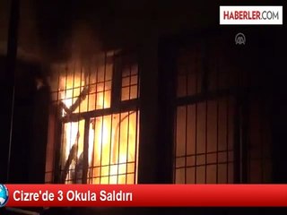 Cizre'de Ateşe Verilen Okul Bugün Eğitime Başlayamadı