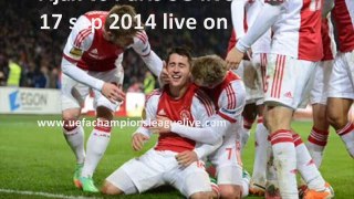Ajax vs Paris SG uefa cl 2014 streaming