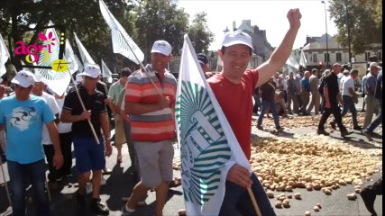 VIDEO : les agriculteurs manifestent contre les contraintes environnementales à Orléans