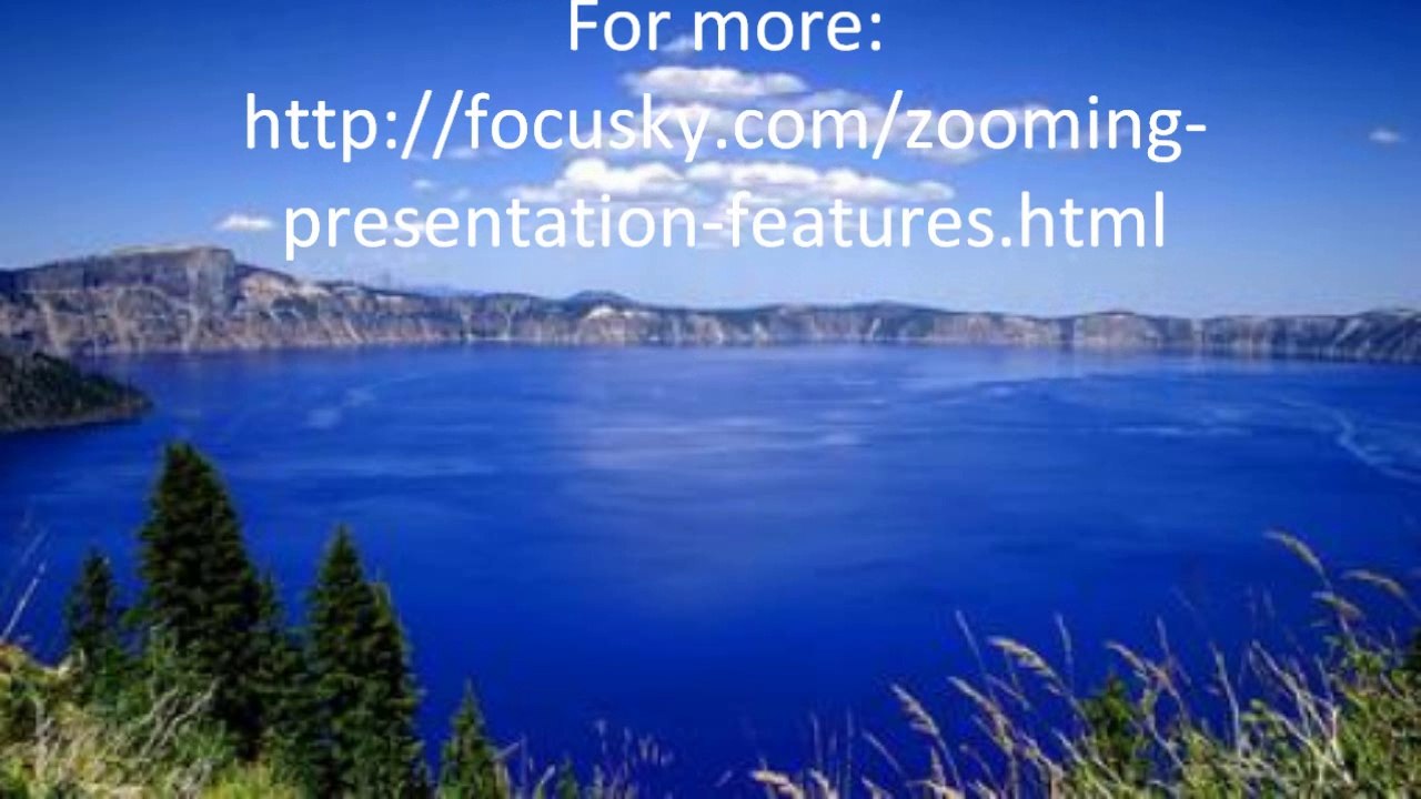 Free zooming presentation maker - focus on your great idea