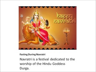Fasting During Navratri -Truthstar