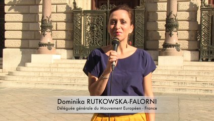 Journées européennes du patrimoine 2014 avec le ME-F et la Maison de l'Europe de Paris - interview de Dominika RUTKOWSKA-FALORNI