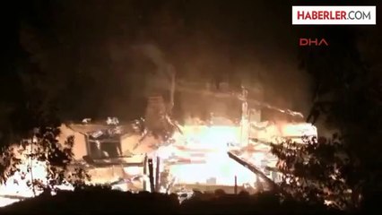 Tek Katlı Boş Ev Kül Oldu