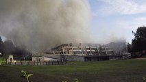 La piscine de Valenciennes ravagée par un incendie