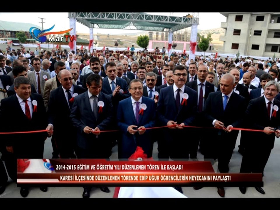 2014-2015 EĞİTİM VE ÖĞRETİM YILI DÜZENLENEN TÖREN İLE BAŞLADI