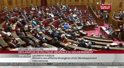 Lecture de la déclaration de politique générale du Gouvernement - En séance