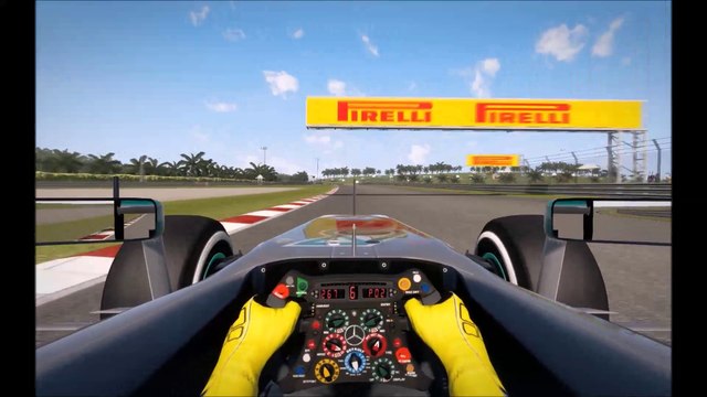 Mercedes F1 W04 and Mercedes-Benz SLS AMG Coupe Black Series, Sepang International Circuit, Onboard, HD