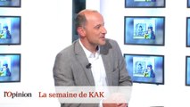 Dessin de Kak : François Hollande à terre, Manuel Valls dans l'impasse