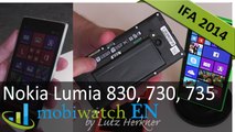 Nokia Lumia 830, 730, 735: review of the new photo phones