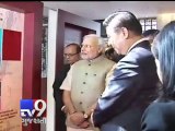 PM Narendra Modi with Chinese President Xi Jinping in Hotel Hyatt, Ahmedabad - Tv9 Gujarati