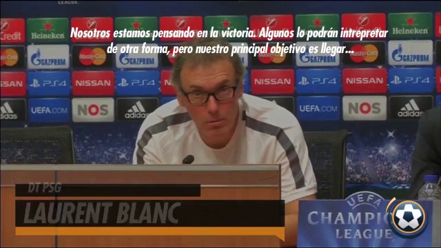 Laurent Blanc busca hacer historia con el PSG en Champions.