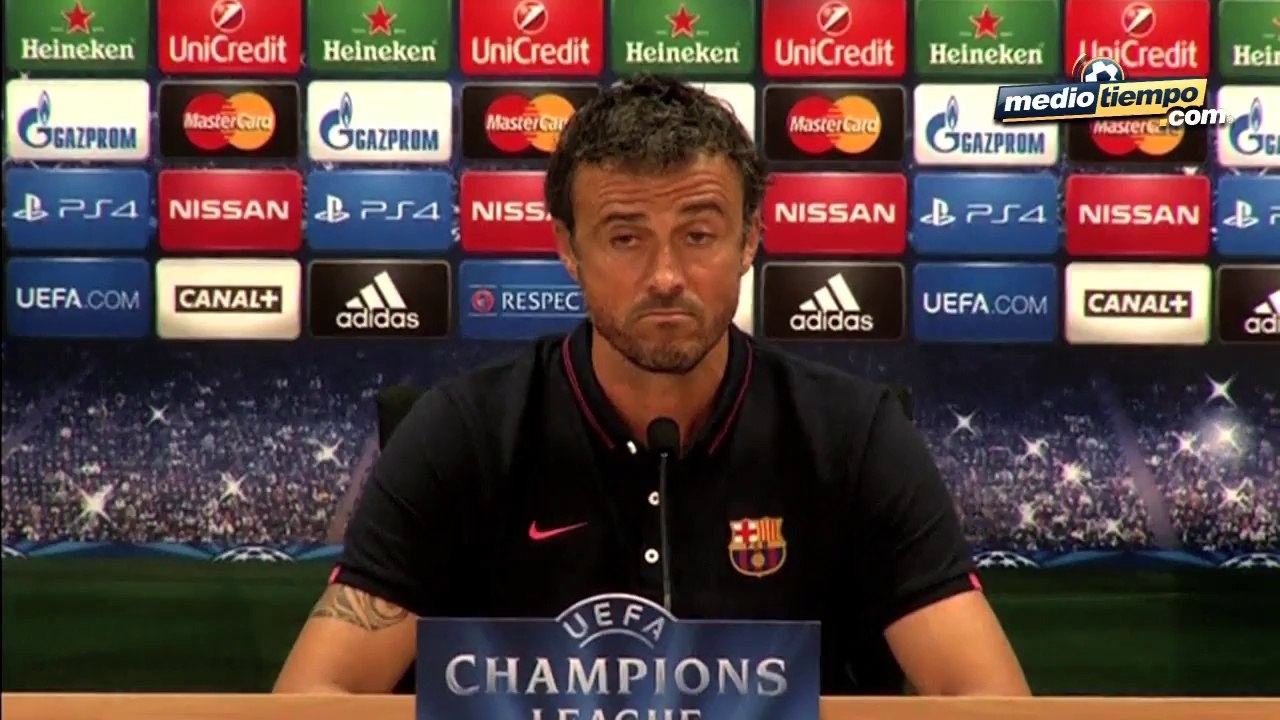 Luis Enrique, sin nerviosismo por Champions
