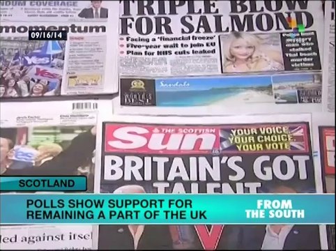 Polls show No vote ahead in Scottish independence referendum