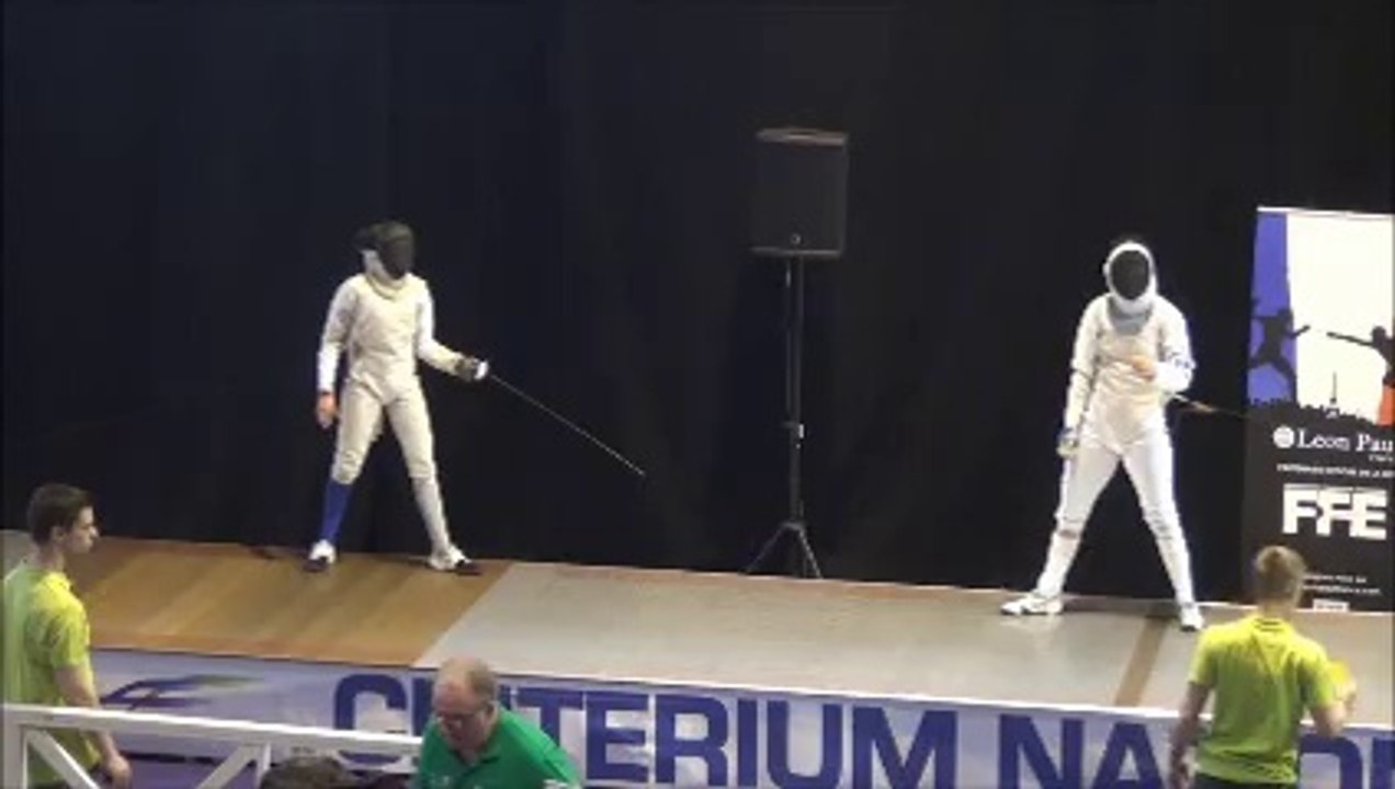 Fête des Jeunes 2014 - Finale fleuret dames par équipes N1 - Créteil vs Paris