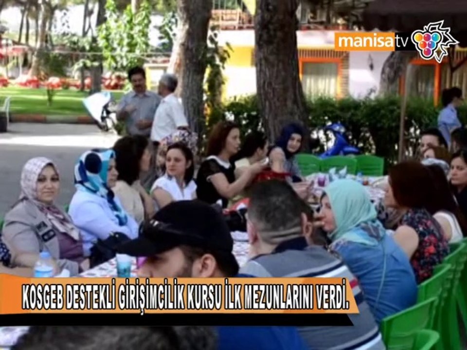 KOSGEB DESTEKLİ GİRİŞİMCİLİK KURSU İLK MEZUNLARINI VERDİ