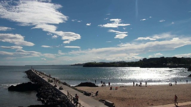 PAISAJE: Puerto y playa de Candás, Asturias 17 sept 2014