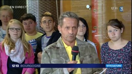Direct Midi à Davayé les vendanges au lycée