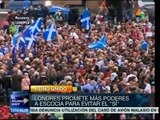 Escocia: Primer Ministro Salmond pide votar por el 