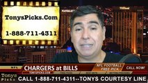 Buffalo Bills vs. San Diego Chargers Betting Preview Point Spread 9/21//2014