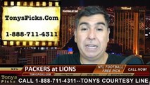 Detroit Lions vs. Green Bay Packers Betting Preview Point Spread 9/21//2014