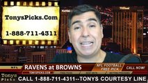 Cleveland Browns vs. Baltimore Ravens Betting Preview Point Spread 9/21//2014
