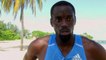 World triple jump champion Tamgho of France trains in Cuba