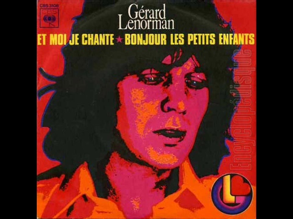 Gérard Lenorman -   Et Moi Je Chante 1975