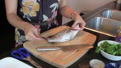 steamed fish in sauce