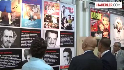 "Türk Sineması'nın 100. Yılı" temalı sergi açıldı (2) -