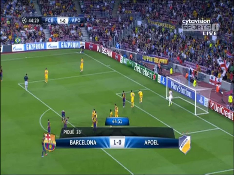 Μπαρτσελόνα-ΑΠΟΕΛ Φάση Μπαρτσελόνα