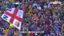 Barcalona vs Apoel Nicosia - GOAL Gerard Pique 1-0 - Champions League Group Stage First Leg