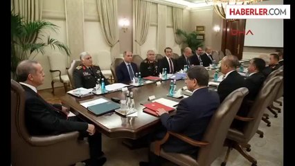 Cumhurbaşkanı Erdoğan Başkanlığındaki Güvenlik Zirvesi'nde Işid Konusu Ele Alındı