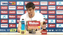 Gerard Moreno asegura que el Villarreal va sin miedo a Alemania