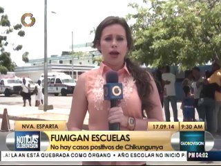 Fumigan 100 planteles en Nueva Esparta para prevenir chikungunya