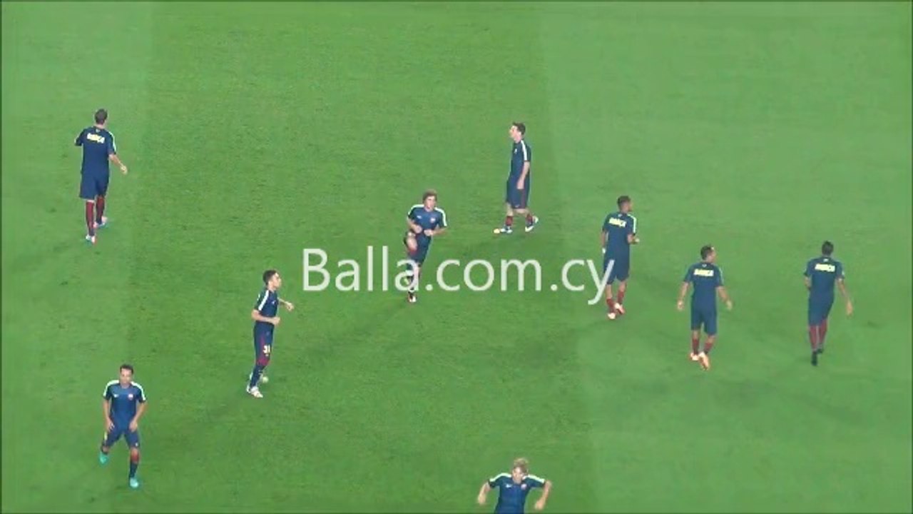 Μπαρτσελόνα-ΑΠΟΕΛ-προθέρμανση Μπαρτσελόνα (2)