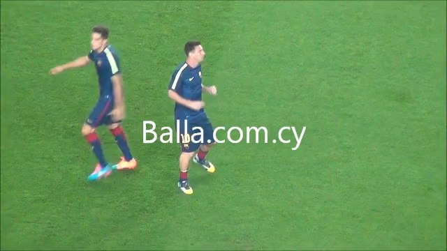 Μπαρτσελόνα-ΑΠΟΕΛ-προθέρμανση Μπαρτσελόνα Μέσι (1)