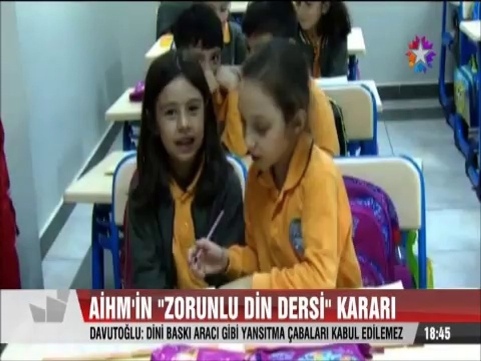 Avrupa İnsan Hakları Mahkemesi Zorunlu Din dersi kararıyla Türkiye'yi uyardı
