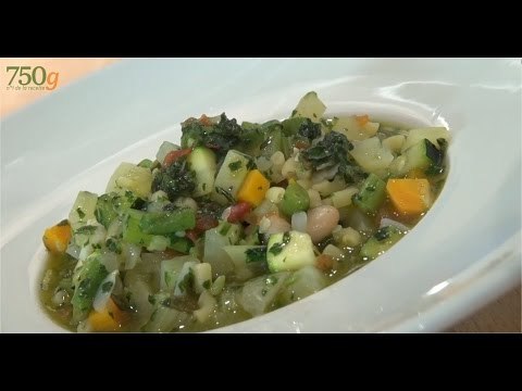 Recette de la Soupe au pistou - 750 Grammes