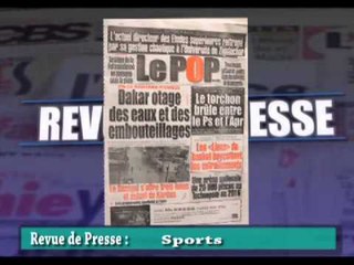 Revue de Presse Senegaltv  du Jeudi 8 Aout 2013