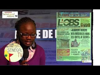 Revue de Presse SenegalTV du 6 Mars 2013