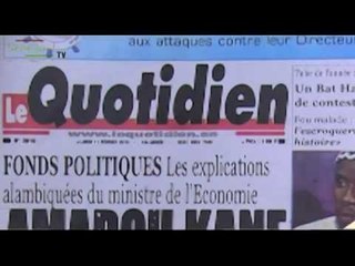 Revue de Presse senegaltv Haalpular du 11 fevrier 2013