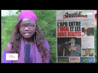 REVU DE PRESSE du 26 janvier 2013.