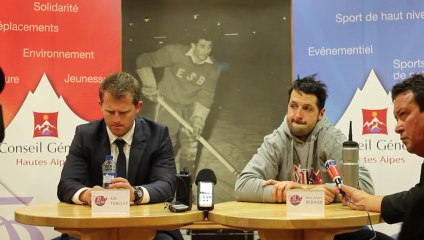 Coupe de la Ligue: conférence de presse Briançon-Gap