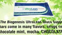 Biogenesis UltraLean Gluco-Support Bars, The   Nutrition Bar That Will Not Give You A Sugar High