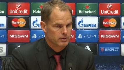 De Boer, tras empatar ante el PSG