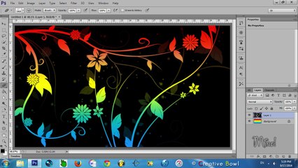 How to Create a Floral Background - Photoshop Tutorial