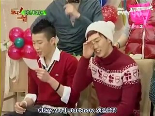 Juego del Beso de papel - 2AM y 2PM - Parte 1 de 2