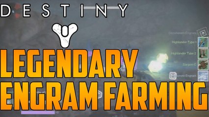 Destiny - Fastest Legendary Engram Farming Method  (5,000 Kills Per Hour)