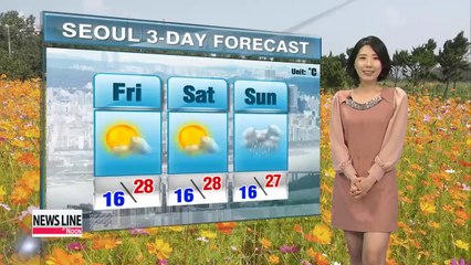 Brighter, warmer day for upper provinces