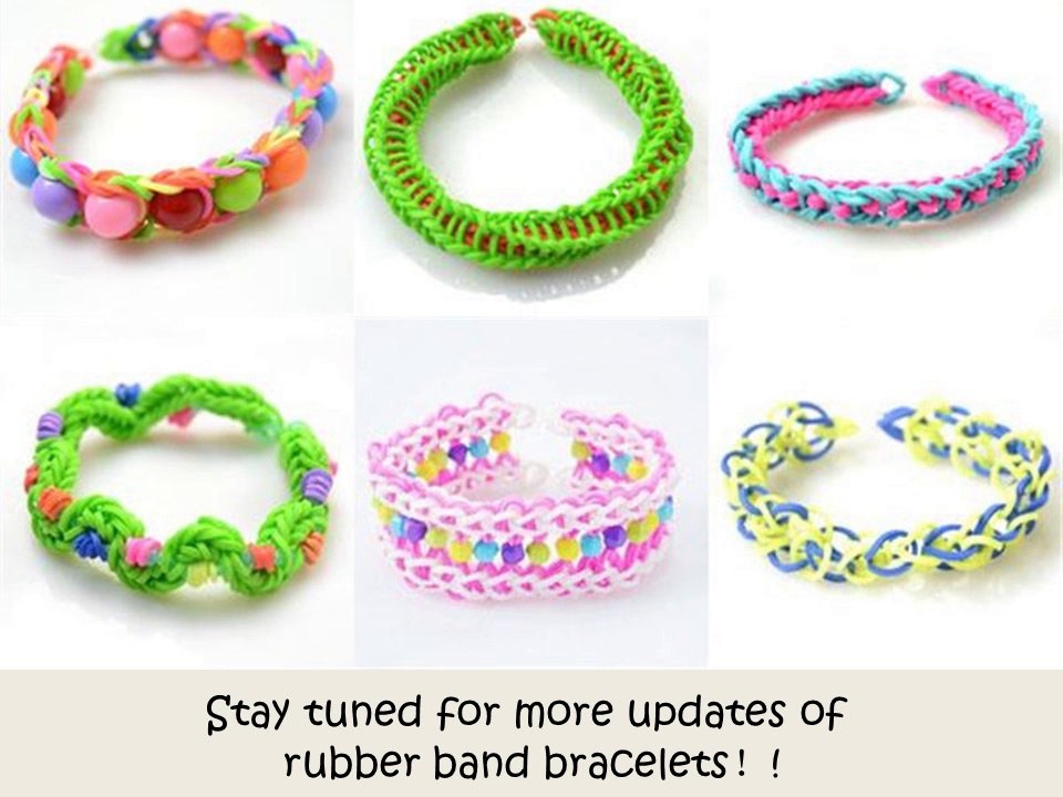 DIY Candy Color Flower Loom Bracelets